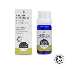 aqua oleum, Organic Peppermint Essential Oil, 10ml